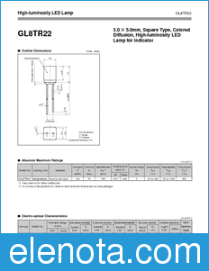 Sharp GL8TR22 datasheet