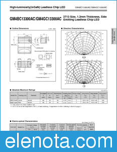 Sharp GM4BC13300AC datasheet