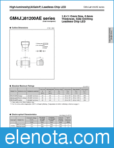 Sharp GM4J81200AE datasheet