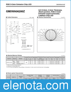 Sharp GM5WA06200Z datasheet