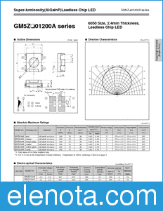 Sharp GM5Z01200A datasheet