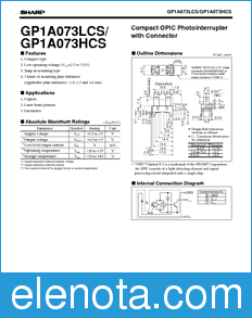 Sharp GP1A073LCS datasheet