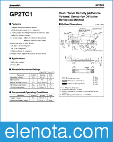 Sharp GP2TC1 datasheet