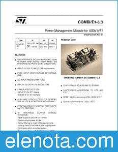 STMicroelectronics GS-COMBI datasheet