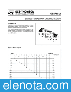 STMicroelectronics GS-P15-A datasheet