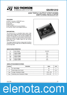 STMicroelectronics GS-R51212 datasheet