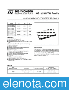 STMicroelectronics GS120T48-3.3 datasheet
