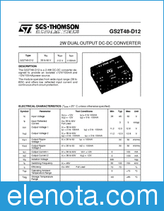 STMicroelectronics GS2T48-D12 datasheet