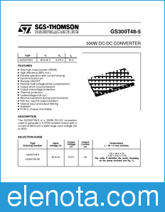 STMicroelectronics GS300T48-5 datasheet