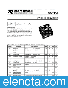 STMicroelectronics GS4T48-5 datasheet