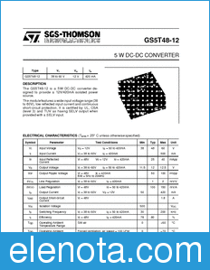 STMicroelectronics GS5T48-12 datasheet
