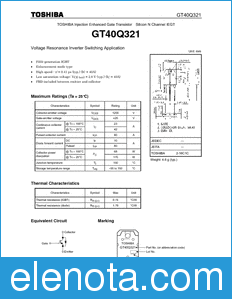Toshiba GT40Q321 datasheet