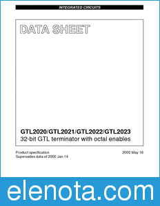 Philips GTL2020 datasheet