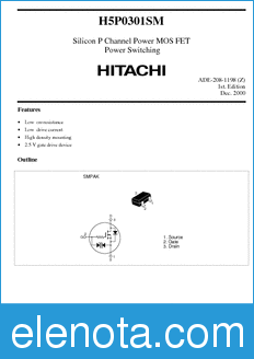 Hitachi H5P0301SM datasheet