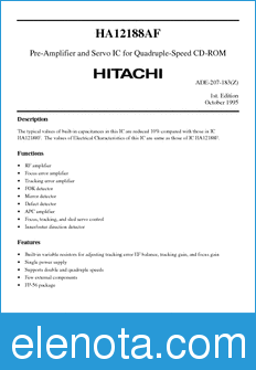 Hitachi HA12188AF datasheet