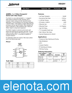 Intersil HA4201CB datasheet