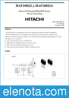 Hitachi HAF1002(L) datasheet