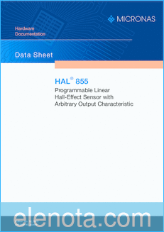 Micronas HAL855 datasheet
