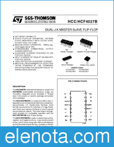 STMicroelectronics HCF4027M013TR datasheet