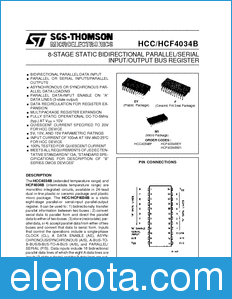 STMicroelectronics HCF4034M013TR datasheet