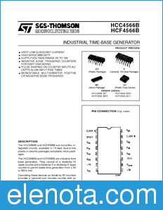 STMicroelectronics HCF4566B datasheet