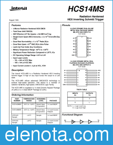 Intersil HCS14DMSR datasheet