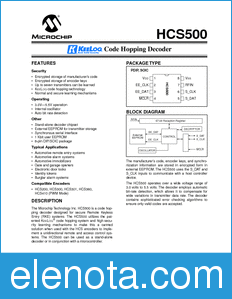 Microchip HCS500 datasheet
