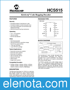 Microchip HCS515 datasheet