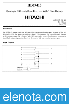 Hitachi HD29413 datasheet