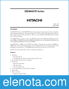 Hitachi HD4043312 datasheet