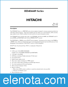 Hitachi HD404448 datasheet