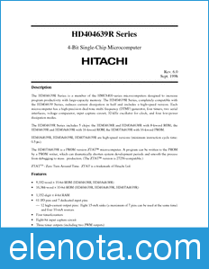 Hitachi HD404638R datasheet