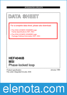 Philips HEF4046B datasheet