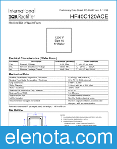 International Rectifier HF40C120ACE datasheet