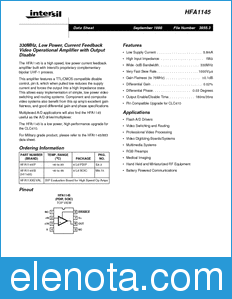 Intersil HFA1145IB datasheet