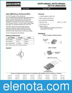 Fairchild HGTG12N60A4 datasheet
