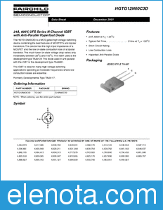 Fairchild HGTG12N60C3D datasheet
