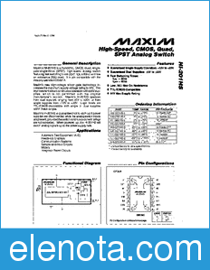 Maxim HI-201HS datasheet