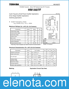 Toshiba HN1A07F datasheet