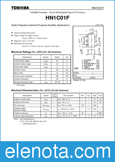 Toshiba HN1C01F datasheet