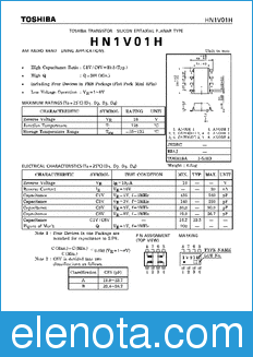 Toshiba HN1V01H datasheet