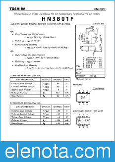 Toshiba HN3B01F datasheet