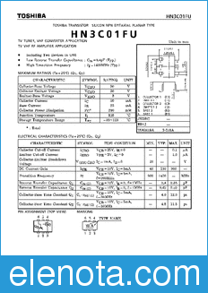 Toshiba HN3C01FU datasheet