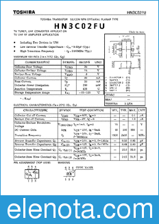 Toshiba HN3C02FU datasheet