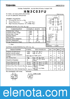 Toshiba HN3C03FU datasheet