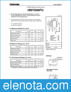 Toshiba HN7G06FU datasheet