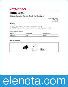 Renesas HRB0502A datasheet