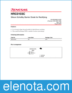 Renesas HRC0103C datasheet