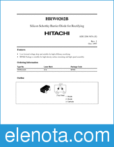 Hitachi HRW0202B datasheet