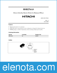 Hitachi HSB276AS datasheet